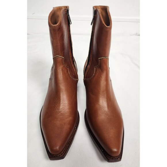 Ranch Road Boots Women's Sz. 9D Scarlett Zip Cognac Western Boots - Picture 3 of 12